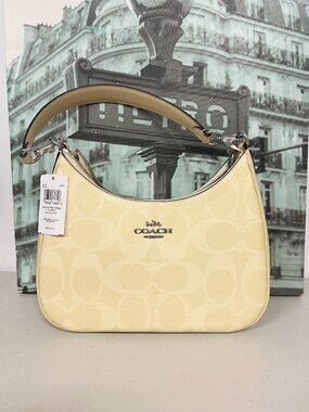 Coach CAL52 Teri Hobo Bag In Signature Canvas